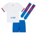 Billige Barcelona Børnetøj Udebanetrøje til baby 2023-24 Kortærmet (+ korte bukser)